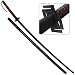 68" Sword Black Blade With Chain