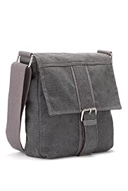 Canvas Buckle Messenger Bag