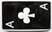 Ace Spade Poker Card Belt Buckle CS-010