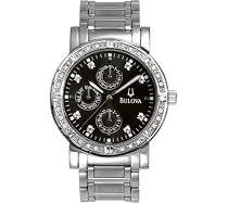 Men's watches special offers - Bulova Men's Diamond Multifunction Watch #96E04 :  mens watch bulova