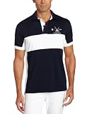 Nautica Men's Short Sleeve Pieced Newport Polo