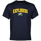 NCAA La Salle Explorers Logo Arch T-shirt - Navy Blue