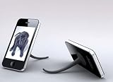 Desktop Stand for Mobile Devices Attaches securely to any mobile via a suction plate (Black Colour)