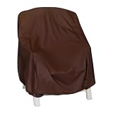 Two Dogs Designs, Hi Back Chair Cover, Chocolate Brown