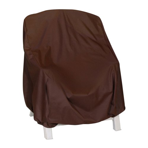 Two Dogs Designs High-Back Chair Cover, Chocolate Brown