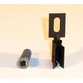 Shutter Clips for Vinyl Shutters 12 bag [CAPITOL CITY LUMBER] by Ccl