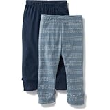 オールドネイビー OLD NAVY/ 2パックカフレギンス ブルーコンボ ボトムスレギンス 6～12ヶ月【並行輸入】