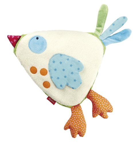 Imagen 2 de Sigikid 40349 - Cojín calentable relleno de huesos de cereza con diseño de pájaro