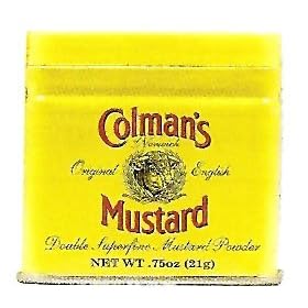 Colman's Original English Double Superfine Mustard Powder - .75 oz Tin