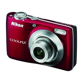 Nikon - Coolpix L22 - Appareil photo num�rique - 12 Mpix - Rouge Pomme d'amour