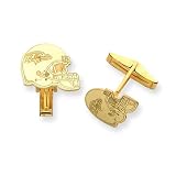 14K Baltimore Ravens Helmet Cuff Links