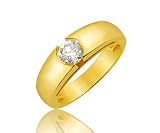 Adamence - Bague Soleil d'ete - Or jaune et Diamant - tour de doigt 47