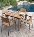 3 ft. 4 in Melborune Table Teak Patio Furniture