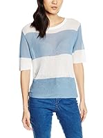 Blusa (Blanco / Azul)