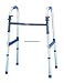 "I-Class Dual-Release Lightweight Folding Walker--INV6291JR (Each)--SizeTypeA : Height Adjustableusts SizeA : 25(3/8) x 32(3/8)"" StyleA : Youth SizeTypeB : Fits users SizeB : 4`4"" to 5`7"" StyleB : Warra"