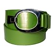 Womens Wide Silver Buckle 2.5 Inch Belt by Landes