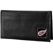 Detroit Red Wings Deluxe Leather Checkbook Cover - NHL Hockey Fan Shop Sports Team Merchandise