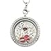 University of Alabama Crimson Tide Charm Locket Necklace Stainless Steel