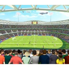 Football Wall Mural Wallpaper