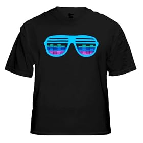 Shutter Shades Sounds Reactive T-Qualizer T-Shirt #7