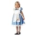 Girls Halloween Toddler Alice in Wonderland Costume Girls Toddler 3-4