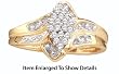 Stunning Yellow Gold Diamond Cluster Ring ** Special Sale **