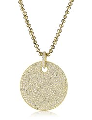 Mary Louise Pyrite and Extra Large Cubic Zirconia Necklace