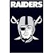 Oakland Raiders Applique Banner Flag
