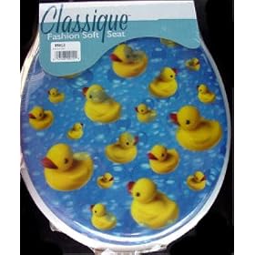 3-d Rubber Ducky Soft Cushion Toilet Seat