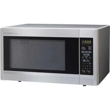 Sharp R551ZS Carousel 1.8 cu ft 1100W Countertop Microwave Oven /Color:Stainless Steel