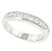 Ladies 11 Stone Channel Set Princess Cut Diamond Anniversary Band Diamond 1.02cttw