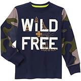 ジンボリー GYMBOREE/ ワイルドフリーティ ジムネイビー トップス長袖Tシャツ 7歳【並行輸入】