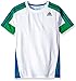 adidas Big Boys' Performance Short Sleeve Tee, White/Green, Large/14-16
