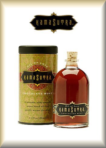 Kama Sutra - Oil of Love - Chocolate Mint - A Mingling of Sultry Dark Chocolate and Refreshing Mint.