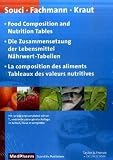 Food Composition and Nutrition Tables: Die Zusammensetzung der Lebensmittel, Nährwert-Tabellen La composition des aliments Tableaux des valeurs nutritives
