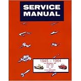 1945 1960 1961 1962 1963 1964 JEEP Service Manual Book by Jeep