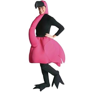 Rasta Imposta Flamingo Costume, Pink, One Size