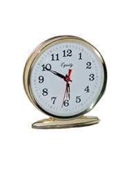Home: Equity by La Crosse 24012 Analog Key-Wound Loud Bell Clock - Equity by La Crosse