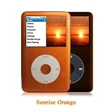 Shades iPod Classic 6G 7G Case Skin 80 120 160GB 2009 2011 Model Sunrise Orange ipod case