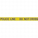 200' Long Police Line Plastic BARRICADE TAPE. Great for Halloween