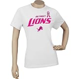 Reebok Detroit Lions Breast Cancer Awareness Women's Ribbon Esque Short Sleeve T-Shirt Extra Large Reebok Detroit Lions Breast Cancer Awareness Women's Ribbon Esque Short Sleeve T-Shirt Extra Large