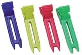 Hair Art Double Prong Plastic Clips (Pack of 100)