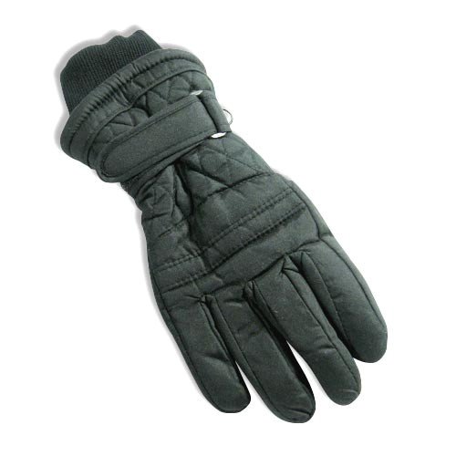 Winter Warm-Up - Girls Ski Gloves, Black
