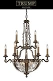 Elk Lighting 2497/6+3+6 15 Light Chandelier In Antique Bronze
