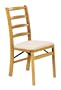 Folding Shaker Chair - Set of 2 (Oak) (32.5"H x 16.5"W x 19.25"D)