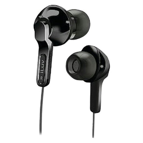 iLuv IEP322BLK Empire City Lights In ear Super Bass Earphones for iPod, iPhone, MP3 and CD players Black iLuv IEP322BLK Empire City Lights In-ear Super Bass Earphones for iPod, iPhone, MP3 and CD players - Black