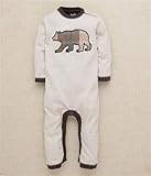 Hatley ハットレイ  ロンパース・カバーオール Hatley ハットレイ オーバーオール 65cm ベージュ 綿100% DR3WIBE244