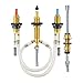 Moen 9993 M-PACT Valve Roman Tub With Shower Diverter Adjustable 1/2-Inch Pex Connection