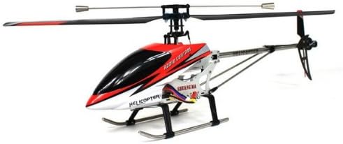 【ラジコンヘリコプター 】[中級者向け] シングルブレード 9104 RC ４CH レッド