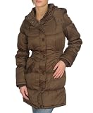 Vero Moda Mantel Jacke Winterjacke Daunen-Look Damen Braun Größe M